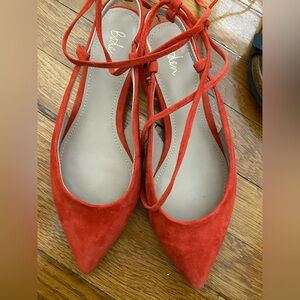Boden Women's Red Suede Flats